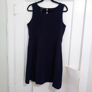 🍒3/$10 - INC Navy Blue Dress Career Stretch